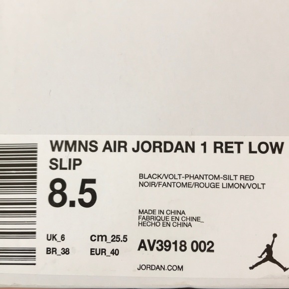 WOMEN’S AIR JORDAN 1 RET LOW - Picture 10 of 10